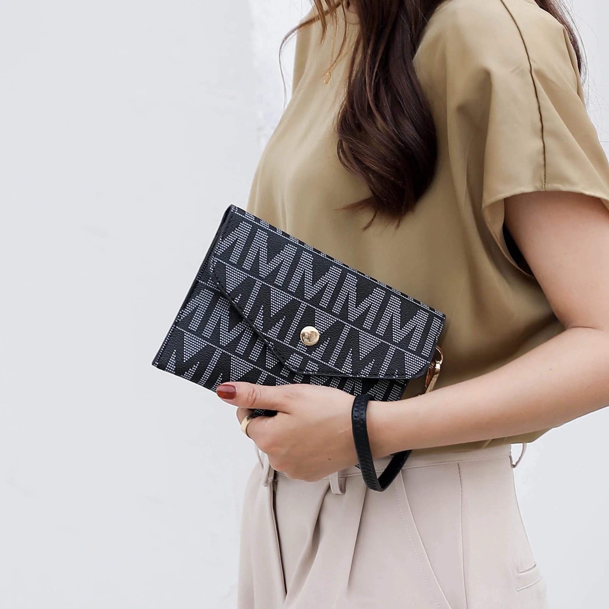 Alexy Women'S Tote Bag, Small Tote Bag, Pouch Purse & Wristlet Wallet Bag 4 Pcs Handbag Set by Mia K - Light Blue