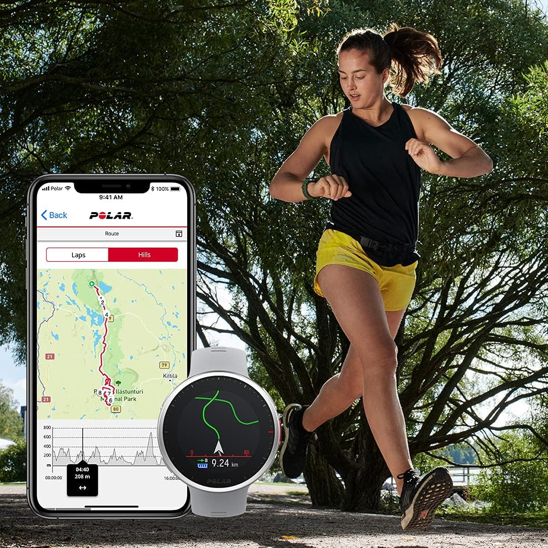 Vantage V2 - Premium Multisport Smartwatch with GPS, Wrist-Based HR Measurement for All Sports - Music Control, Weather, Phone Notifications